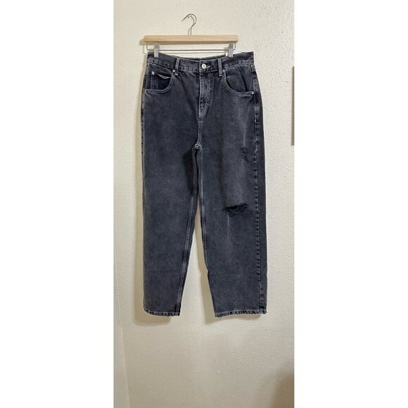 BDG W Black Rip Boyfriend Midrise Relax Fit Jean 31W 32L - Picture 5 of 12